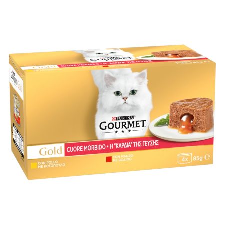 Gourmet Gold Melting Hearts (Chicken & Beef), 4pcs