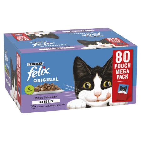 Felix pouches, 80x85gr