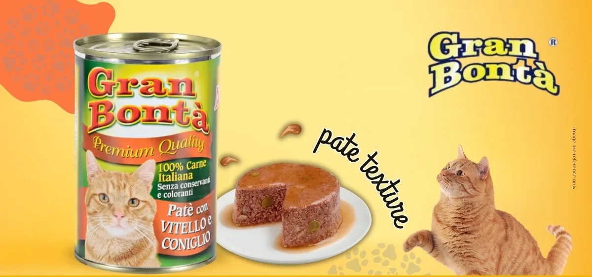 Gran Bonta Cat Pate, Rabbit & Veal, 400g - Image 2