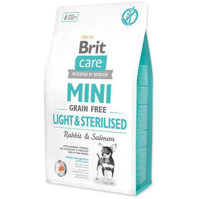Brit  Care Mini Light & Sterilized Rabbit & Salmon 2Kg