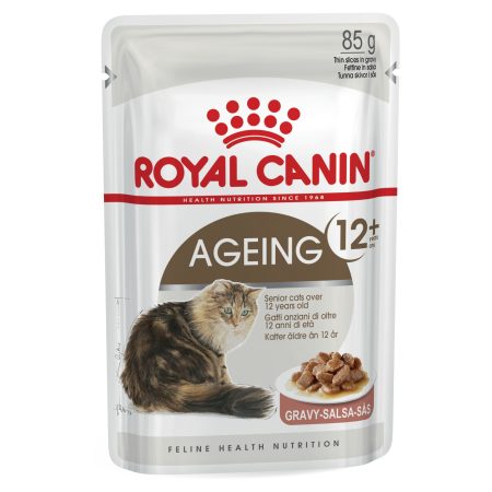 Royal Canin Ageing 12+ Senior Gravy Cat Food Pouch 85g