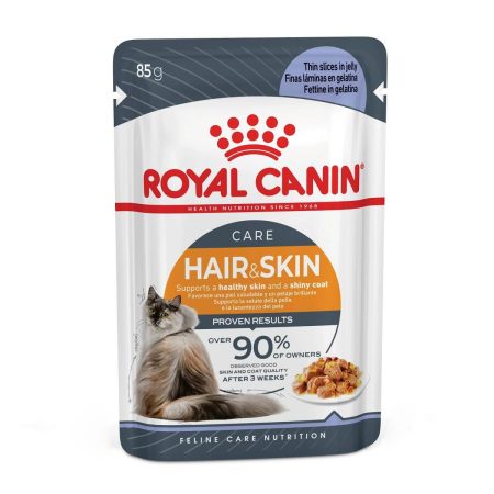 Royal Canin Hair & Skin Care Jelly Cat Food Pouch 85g