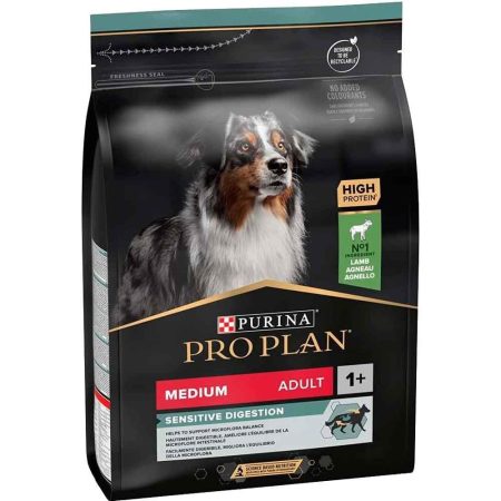 PRO PLAN Adult Medium Sensitive Digestion Lamb , 3kg