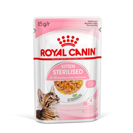 Royal Canin Pouch Kitten Sterilised Gravy, 85g