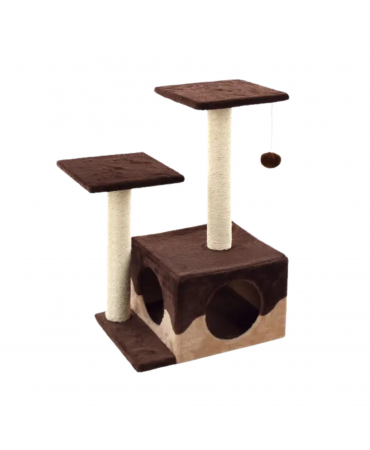 Flamingo Scratch Pole with seating
