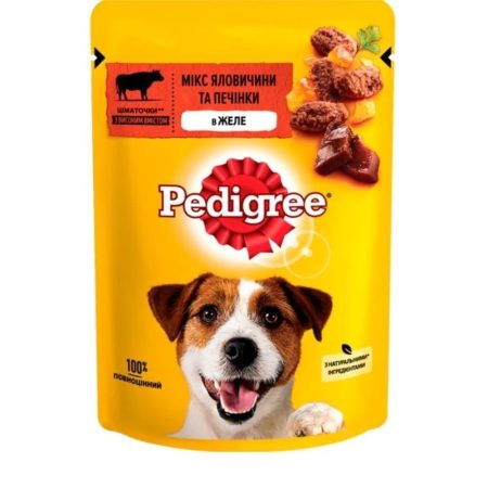 Pedigree pouch Adult Beef & Lamb in Gravy 100g