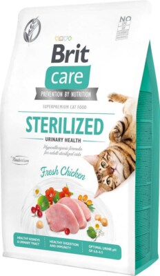 Brit Care Cat Grain-Free STERILIZED URINARY HEALTH, 2kg