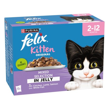 Felix KITTEN Original Mixed Selection in jelly (12 Pack)