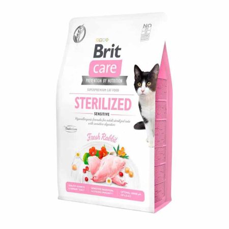 Brit Care Cat Grain-Free STERILIZED SENSITIVE, 2kg