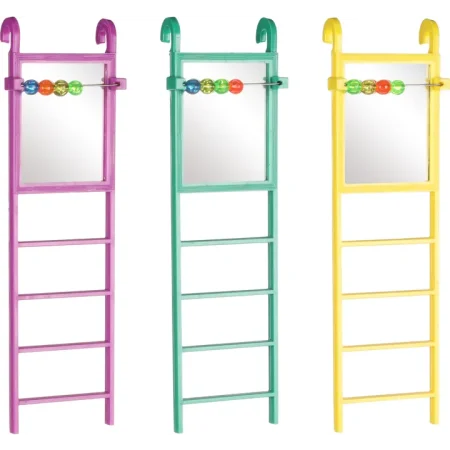 Parakeet ladder w/beads