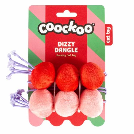 EBI COOCKOO DIZZY DANGLE RED/PINK