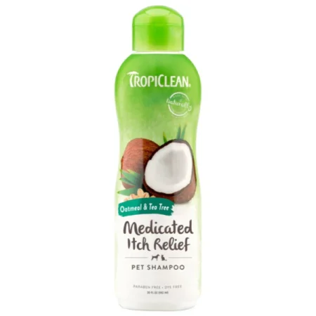 TropiClean Medicated Oatmeal Shampoo - 355ml