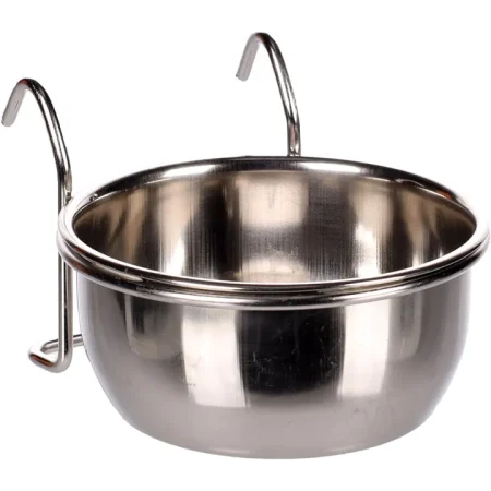Feeding- and drinking bowls for birds w/hook