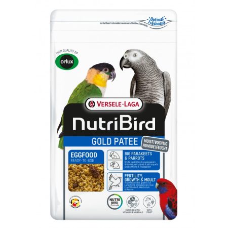 NutriBird Gold Patee Big Parakeets & Parrots 1kg