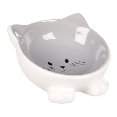 Feeding and drinking bowl Puzi Grey